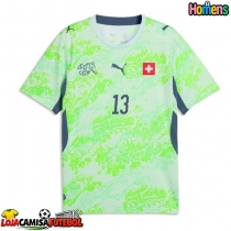 Camisa de Futebol Suíça Ricardo Rodriguez #13 Equipamento Secundário Mundo 2026 Manga Curta